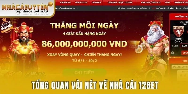 Tổng quan vài nét về nhà cái 12BET